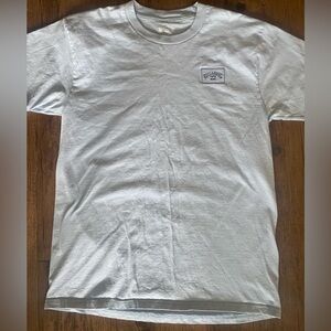 Billabong White Short Sleeve Tee Classic Crew Neck M
